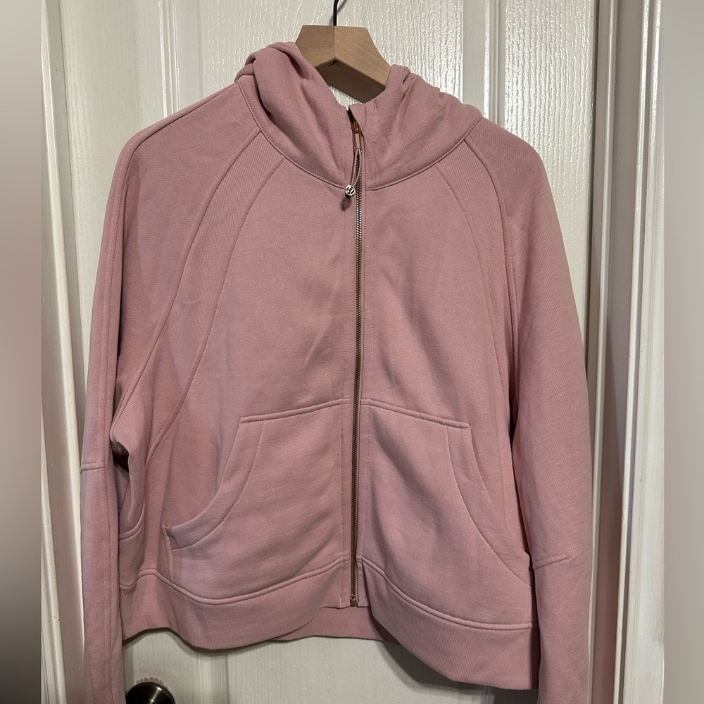 lululemon athletica Light Pink Full-Zip Hooded Sweatshirt - Picture 2 of 8